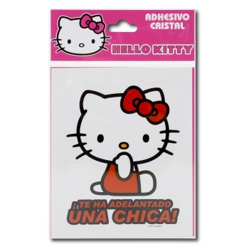 Adhesivo Cristal Hello Kitty