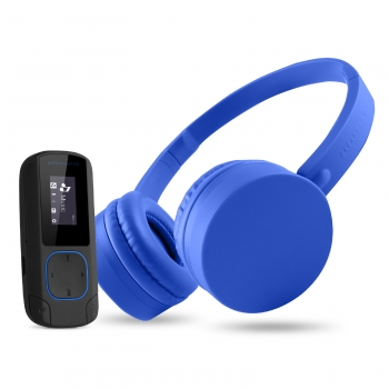 Auriculares y Reproductor MP3 Energy Sistem CH1 - Azul