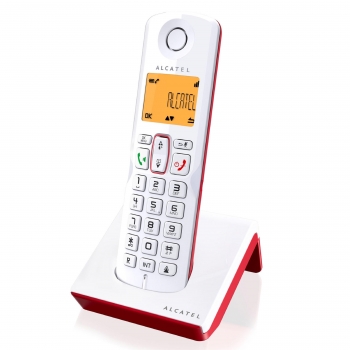 Teléfono Dect Alcatel S250 - Rojo y Blanco