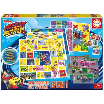 Educa - Set Especial 8 en 1 Mickey And The Roadster Racers