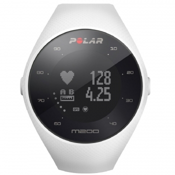 Reloj Deportivo Polar M200 con GPS y Frecuencia Cardiaca - Blanco