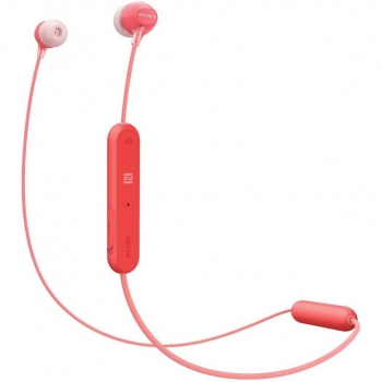 Auricular Sony WIC300 con Bluetooth - Rojo
