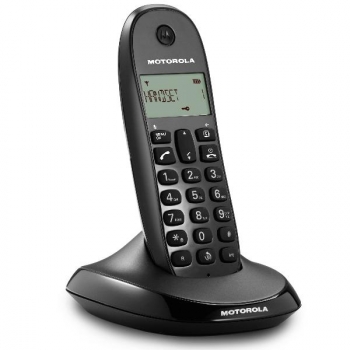 Teléfono con Manos Libres DECT Motorola C1001 - Negro