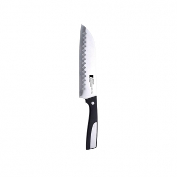 Cuchillo Verduras de Acero Inoxidable BERGNER Resa 17,5 cm - Negro