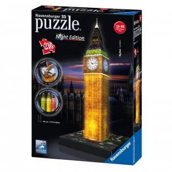 Ravensburger - Puzzle 3D Big Ben Building Night