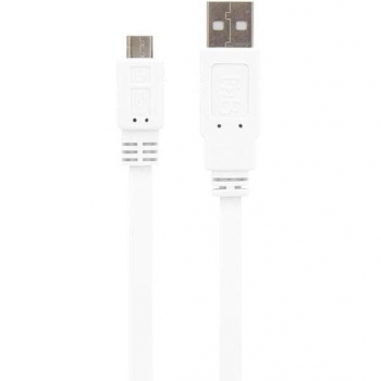 Cable Flat Micro USB CBMUSB03WH