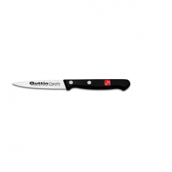 Cuchillo Pelador de Acero Inoxidable QUTTIN Classic 9 cm - Negro