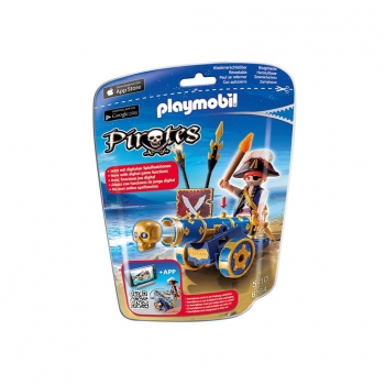 Playmobil - Cañón Interactivo Azul con Pirata