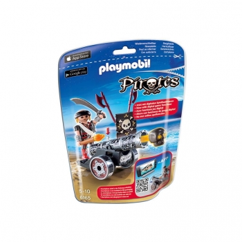 Playmobil - Cañón Interactivo Negro con Corsario