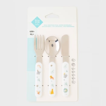 Set de Cubiertos de Acero Inoxidable Tex