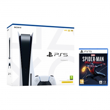 Playstation 5 Estándar 825GB + Spider-Man: Miles Morales