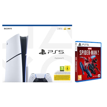 Consola PlayStation 5 Estándar 1TB E + Marvel's Spider Man 2