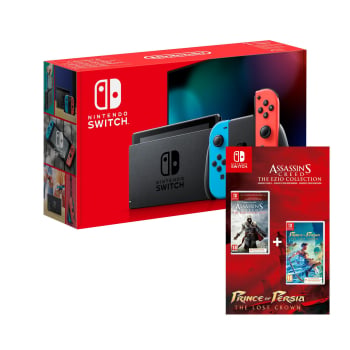 Consola Nintendo Switch Estándar Neón + Assassin`s Creed Ezio Collection + Prince Of Persia