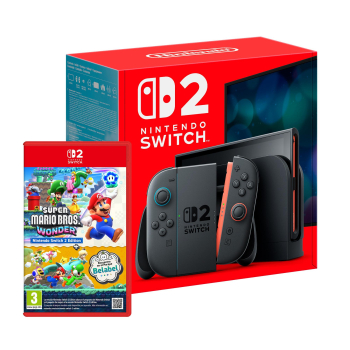 Consola Nintendo Switch 2 256GB + Super Mario Bros Wonder