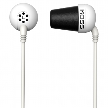Auriculares Con Cable, Cascos Intraurales In Ear De Botón, Earphones Compatible Con Smartphones Blanco  Koss Plug W Classic