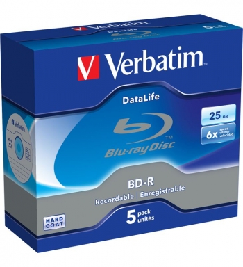 Verbatim B-bd-r B01gvz6lk0 Blu-ray Bd-r B01gvz6lk0 6x/ Caja-5uds 43836