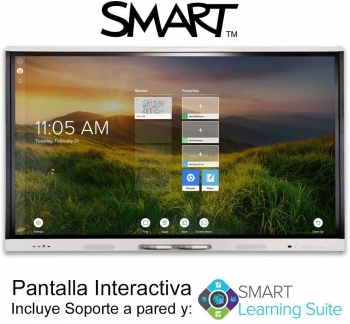 Pantalla Interactiva Smart Board Mx 65" V2, Sbid-mx265-v2 Incluye Software Pizarra Digital