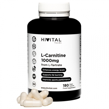 L-carnitina 1000 Mg | 180 Cápsulas Veganas