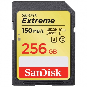 Sandisk Extreme Sdsdxv5-256g-gncin Tarjeta Sdxc 256gb Clase 10 U3 V30