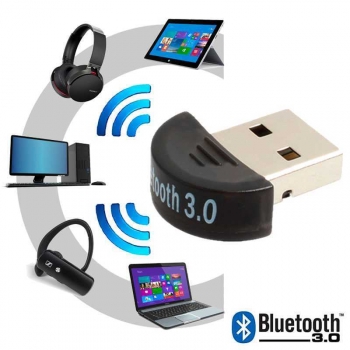 Adaptador Dongle Micro Antena Bluetooth Usb V 3.0 Edr Para Windows Xp Vista 7 8 10