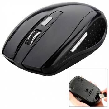 Ratón Mouse Inalambrico Mini Wireless Negro Usb Pc Trabajo Sin Cables 1600 Dpi