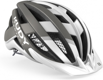 Rudy Project Venger Mtb White - Grey (matte) Visor + Free Pads + Bug Stop Incl. - Casco Ciclismo