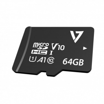 V7 - Tarjeta Micro-sdxc U3 V30 A1 Clase 10 De 64gb + Adaptador