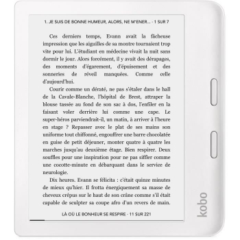 Luz De Lectura Blanca Libra 2 Comfortlight Pro - Bluetooth - 32go Kobo
