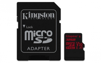 Micro Sd Kingston 32gb Clase Uhs1 + Adaptador