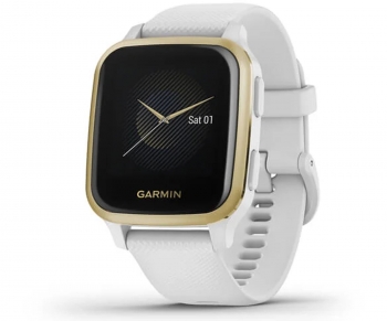 Garmin Venu Sq Blanco/dorado Smartwatch Multideporte Gps Integrado Frecuencia Actividad Sueño