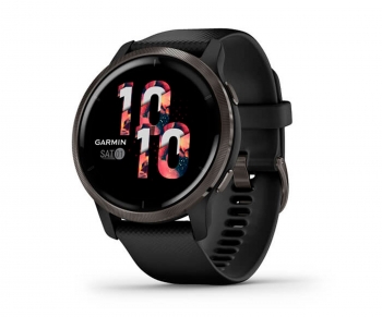 Garmin Venu 2 Negro/pizarra Smartwatch Multideporte Wifi Gps Integrado Frecuencia Actividad Sueño 45 Mm
