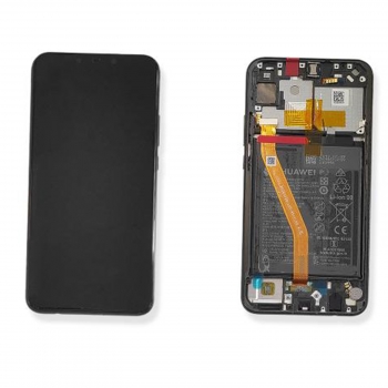 Ricambio Lcd Touch Frame Batteria Huawei 02352bue Per P Smart Plus Pot-lx1t Nero