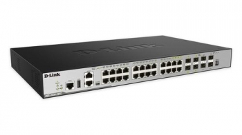 D-link Dgs-3630-28tc, Managed Network Switch, L3, Gigabit Ethernet (10/100/1000), Bidireccional Completo (full Duplex), Montaje En Rack, 1u