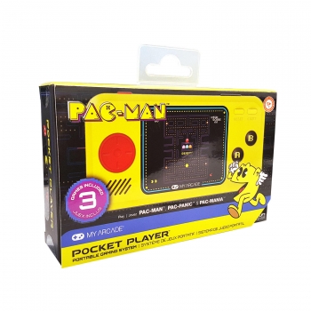Consola Retro Portatil Pac-man(incluye 3 Juegos)