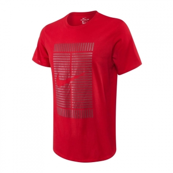 Camiseta Nike Court Tennis Rojo