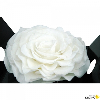 Rosa Eterna Preservada De Color Blanca King