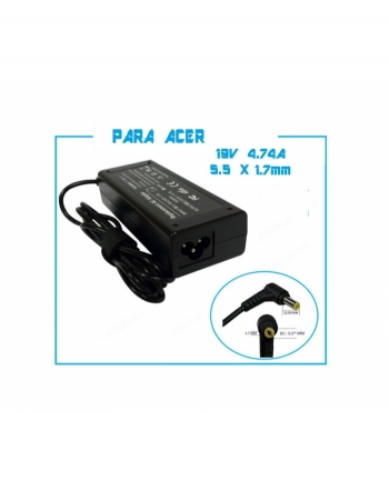 Adaptador De Corriente Para Ordenador Portátil Acer 19v 4,74a 5.5 X 1.7mm Comprobar Compatibilidad Kj71