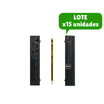 Lote 15x Dell Optiplex 3050 Tiny I5 7500t, 8gb, Ssd 128gb, A+/ Producto Reacondicionado