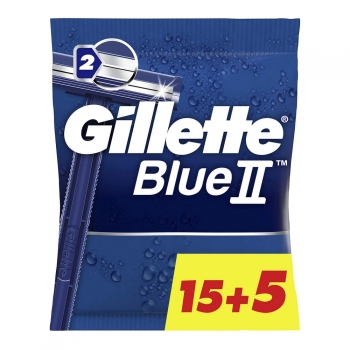 Maquinilla De Afeitar Gillette Blue Ii (20 Uds)