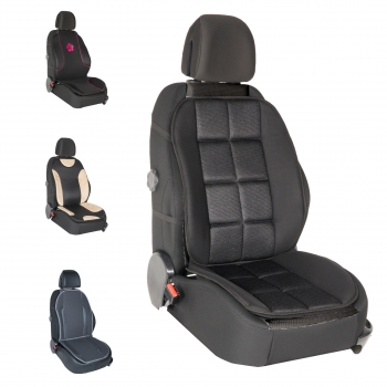 Dbs  -  Cubre Asiento  -  Coche/automóvil  - Negro -  Confort - Antideslizante - Compatible Airbag - Universal
