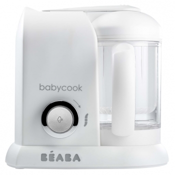 Robot De Cocina Para Bebés 4 En 1 Babycook Solo Blanco 1100 Ml Beaba