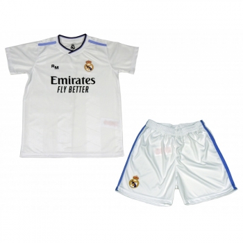 Kit Fútbol Infantil Sin Dorsal Real Madrid Producto Oficial Licenciado 22-23