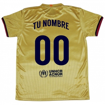 Camiseta Fútbol Adulto Personalizable. Fc Barcelona 2ª Equipación Producto Oficial 22-23