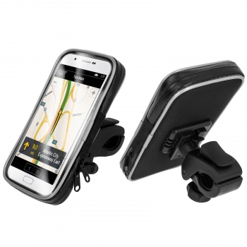 Soporte Bici/moto Bigben Impermeable Negro Smartphone 3,5'' A 6,9'' – Gira 360º