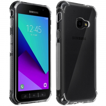 Carcasa Protectora Bumper Akashi Para Samsung Galaxy Xcover 4 / 4s – Transp