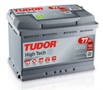 Bateria Tudor Ta770 - 77ah 12v 760a. 278x175x190