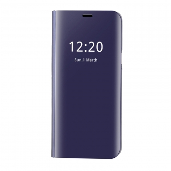 Funda Flip Clear View Para Samsung Galaxy S10 Plus - Azul Oscuro