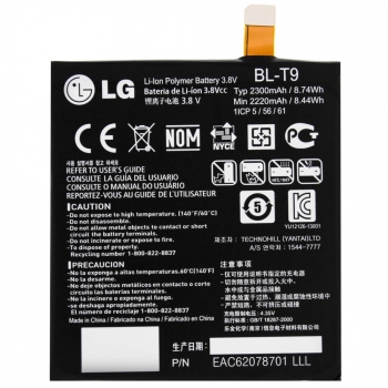 Batería Original Lg Para Lg Google Nexus 5 – Lg Bl-t9- 2300 Mah