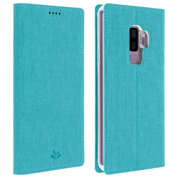 Funda Samsung Galaxy S9 Plus Vili Libro Con Ventana Función Soporte - Azul