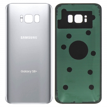 Tapa Trasera Oficial Clappio Para Samsung Galaxy S8 Plus – Plata